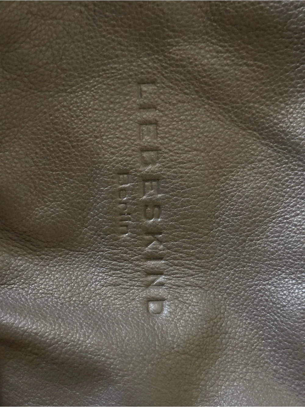 Liebeskind Pebbled Leather Shoulder Bag in Brown